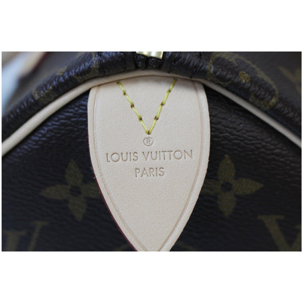 engraved Louis Vuitton Speedy 25 Monogram Canvas