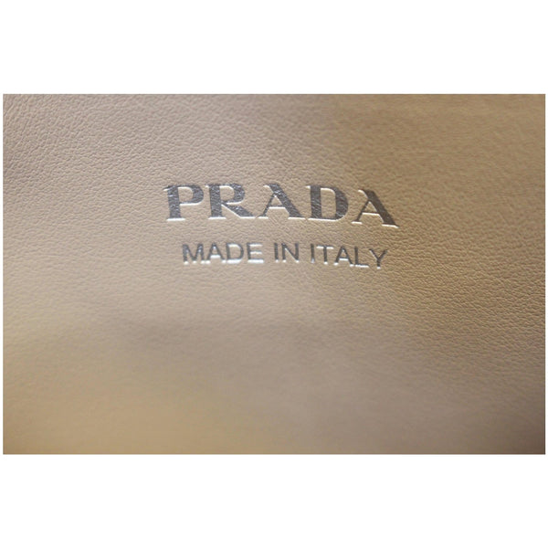 Prada Diagramme Bag Leather Tote Shoulder - Prada Logo 