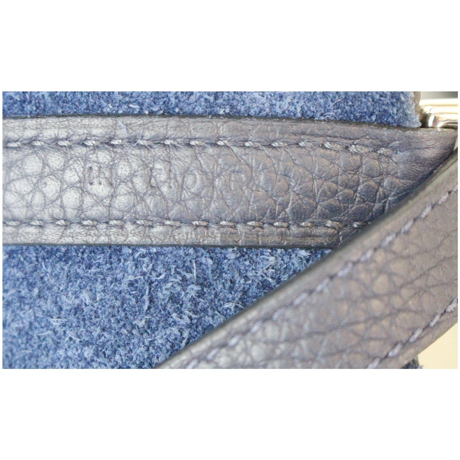 2016 Hermes Blue Zellige Taurillion Clemence Picotin 22 MM Bag at 1stDibs