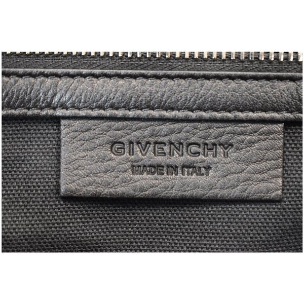 GIVENCHY Pandora Box Medium Grained Leather Shoulder Bag Black