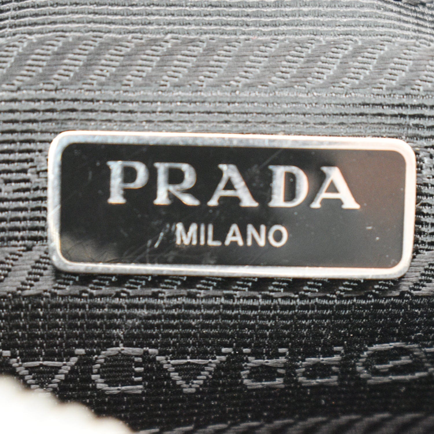 PRADA Nylon Re-Edition 2005 Shoulder Bag Black 1261875