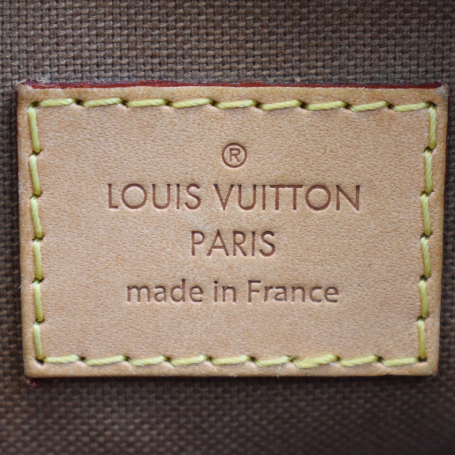Louis Vuitton Monogram Odeon PM M56390 Brown Cloth ref.1004501