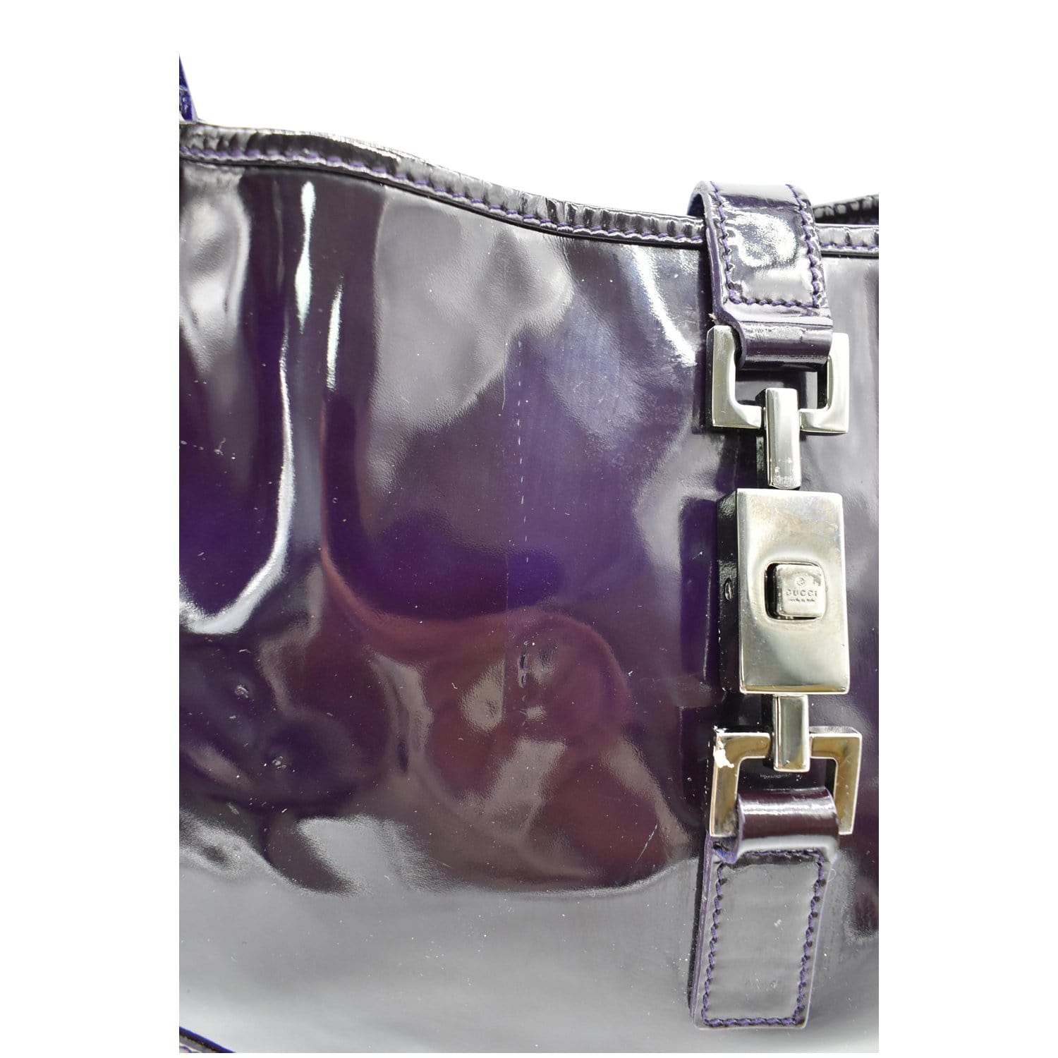 Jackie vintage patent leather handbag Gucci Multicolour in Patent leather -  21067527