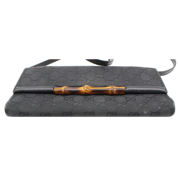 Gucci Bamboo GG Monogram Canvas Clutch Bag - top preview