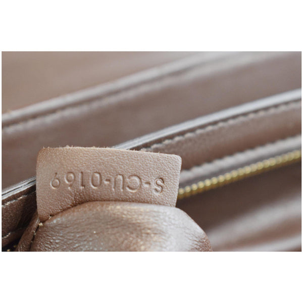 CELINE Medium C Quilted Leather Crossbody Bag Khaki