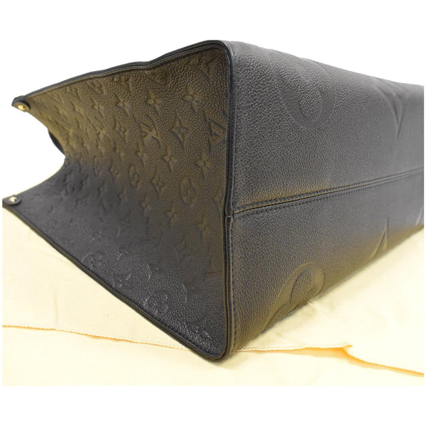 LOUIS VUITTON Onthego GM Monogram Empreinte Shoulder Bag Black