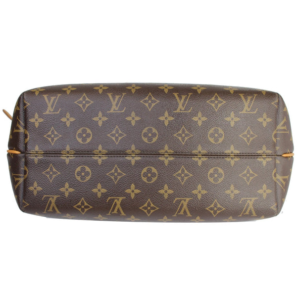 Louis Vuitton Turenne GM Monogram Canvas 2Way Tote Bag - flat long bottom
