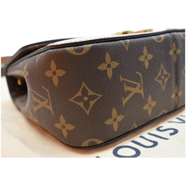 LOUIS VUITTON Cherrywood BB Patent Leather Shoulder Bag Rose Ballerine