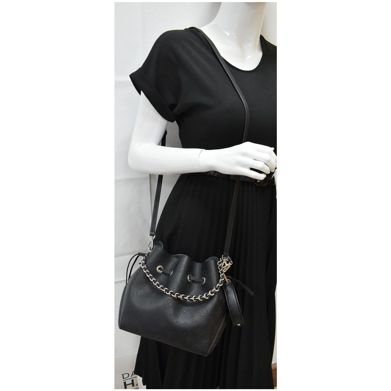 Louis Vuitton black multi color Bella Mahina bucket crossbody – My  Girlfriend's Wardrobe LLC