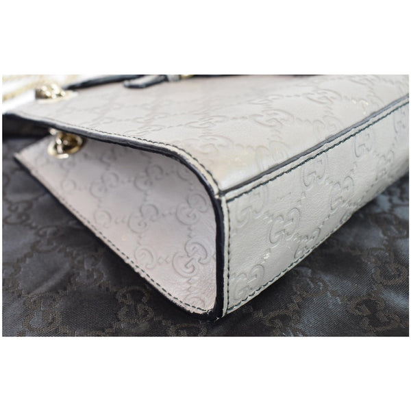Gucci Emily Guccissima Chain Handbag Grey
