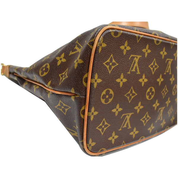 LOUIS VUITTON Palermo PM Monogram Canvas Shoulder Bag Brown