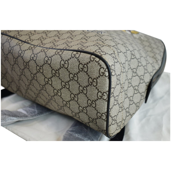 GUCCI L'Aveugle Par Amour Print GG Supreme Backpack Bag Beige 419584