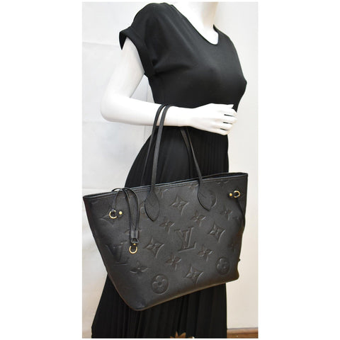 Louis Vuitton Neverfull MM Monogram Empreinte Tote Bag