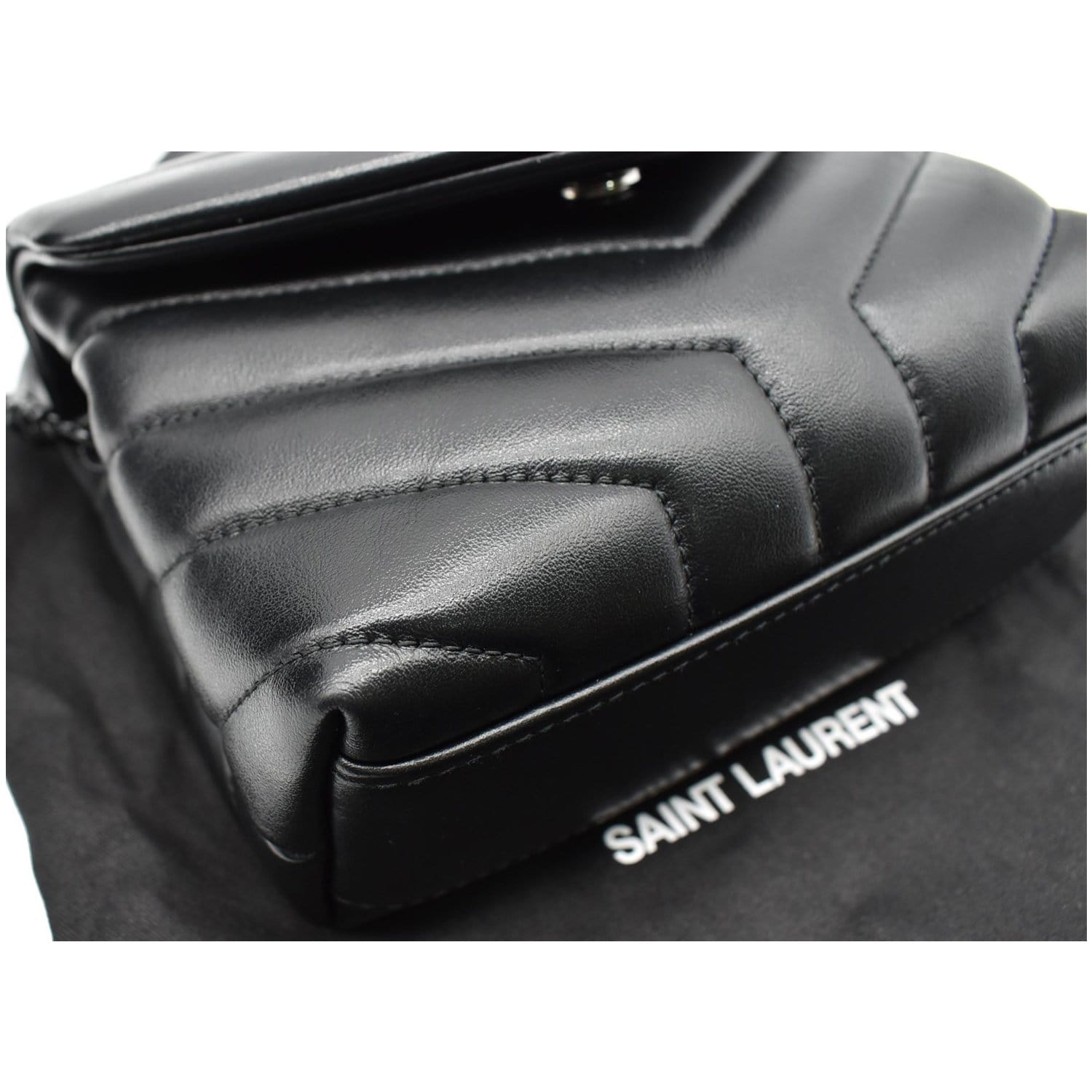 Saint Laurent Toy Loulou Matelassé Leather Crossbody Bag