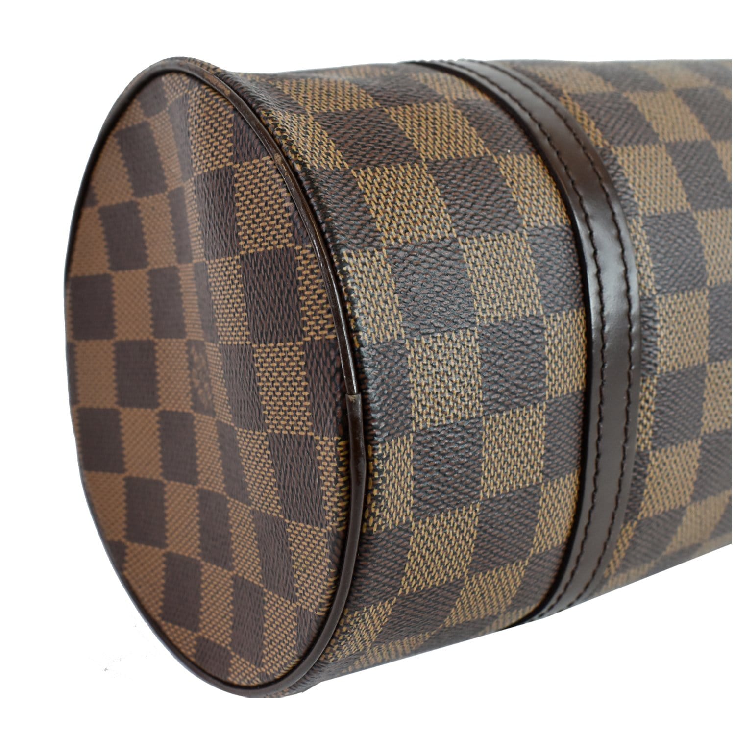 Brown Louis Vuitton Damier Ebene Papillon 28 Handbag – Designer