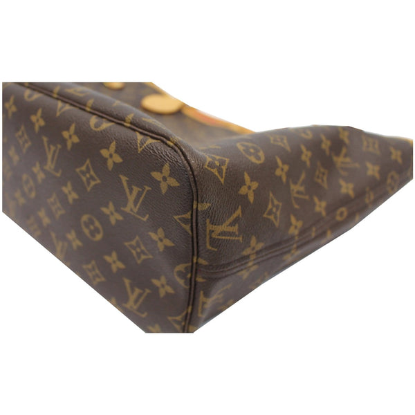 LOUIS VUITTON Neverfull MM Monogram Canvas Tote Shoulder Bag Brown