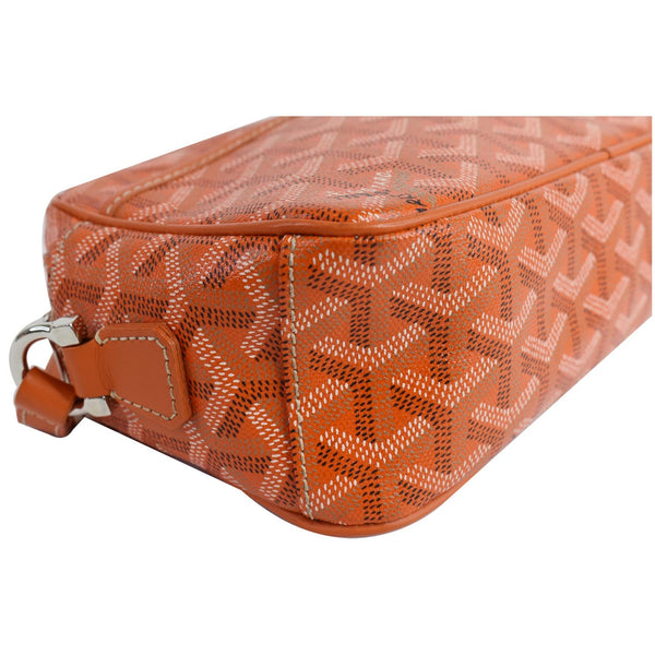 GOYARD Cap Vert Coated Canvas Messenger Bag Orange