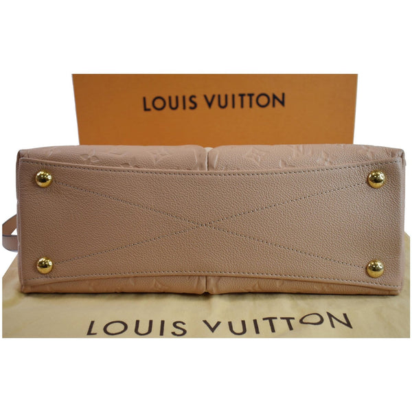 Louis Vuitton V MM Monogram Empreinte Tote Shoulder Bag - bottom side
