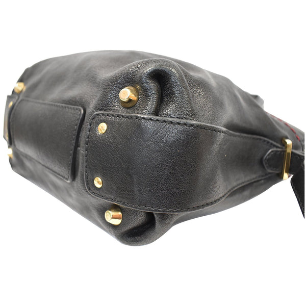 CHLOE Angie Large Leather Tote Shoulder Bag Black