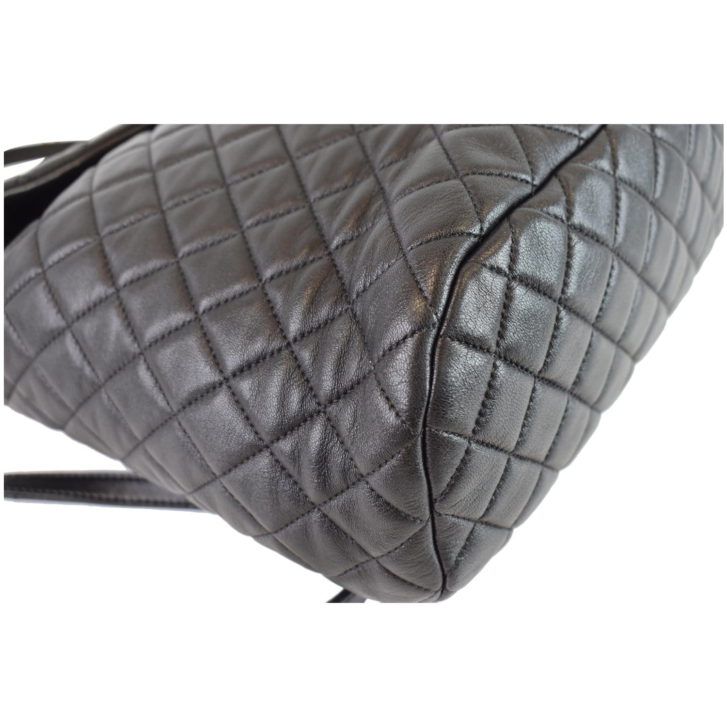 CHANEL Lambskin Quilted Small Urban Spirit Backpack Black 206817