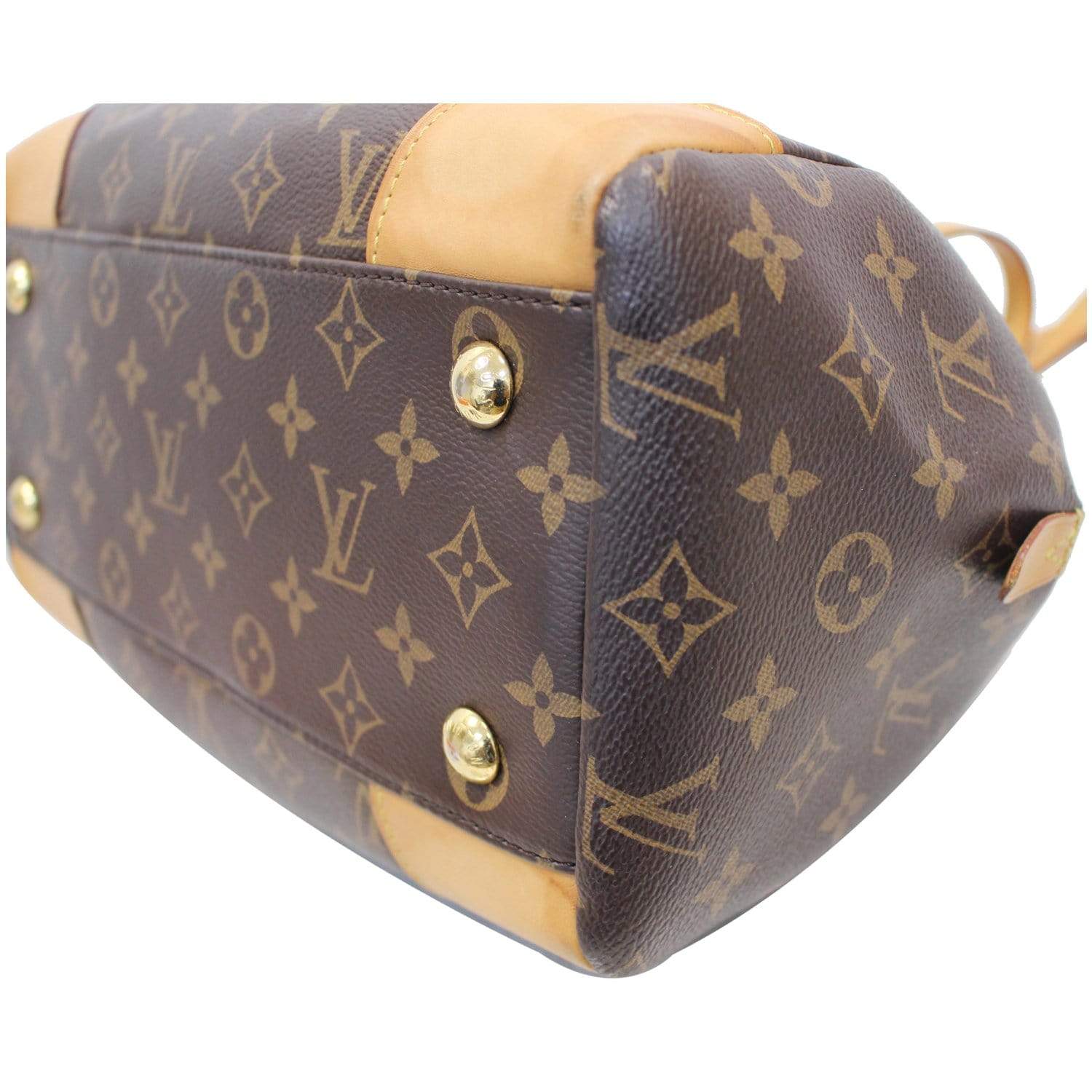 Louis Vuitton Monogram Canvas & Beige Leather Vaugirard Shoulder Bag Brown  ref.659069 - Joli Closet