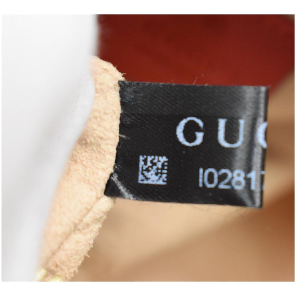 GUCCI Mini Blooms GG Supreme Canvas Top Handle Crossbody Bag Red 546312