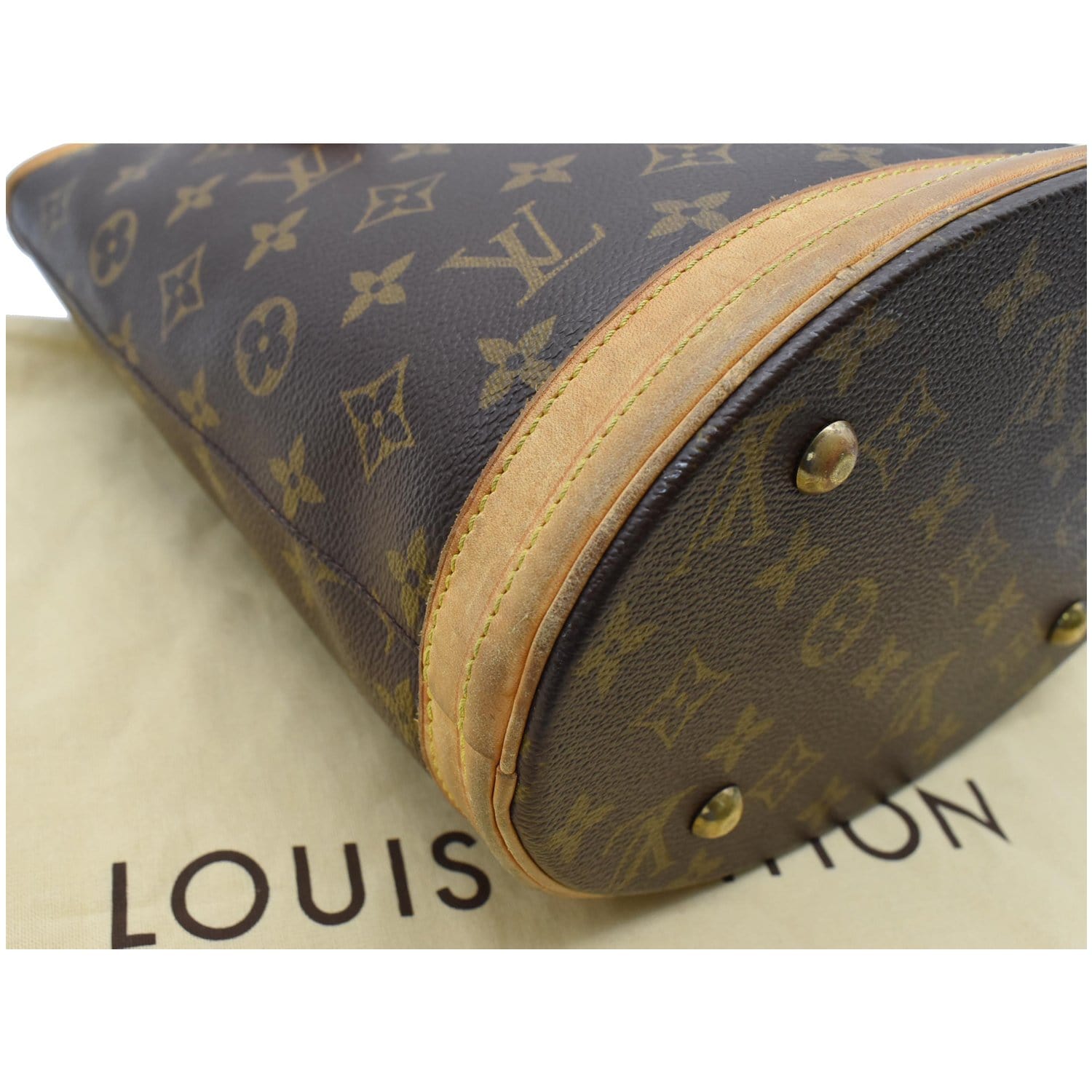 Louis Vuitton Monogram Marais Bucket GM Tote Bag 448lvs62