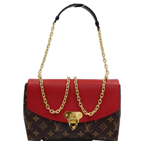 LOUIS VUITTON Saint Placide Monogram Canvas Shoulder Crossbody Bag Cerise