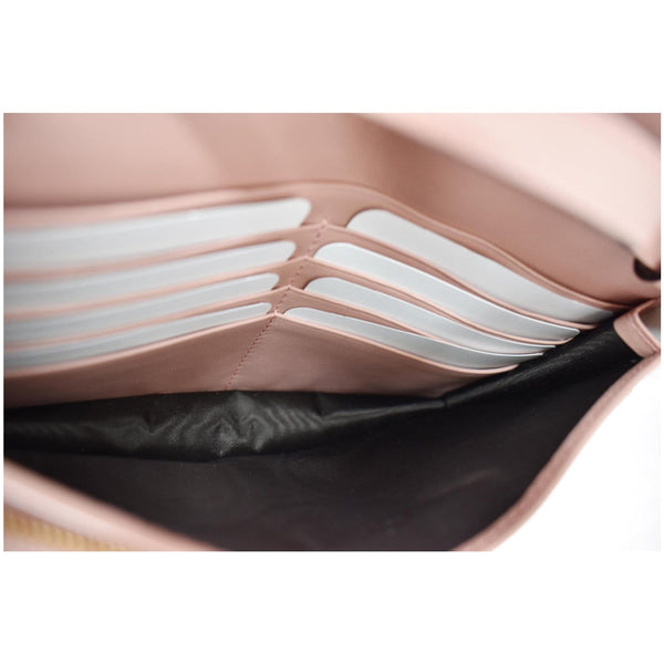 GUCCI Micro GG Guccissima Leather Crossbody Wallet Pink 466507