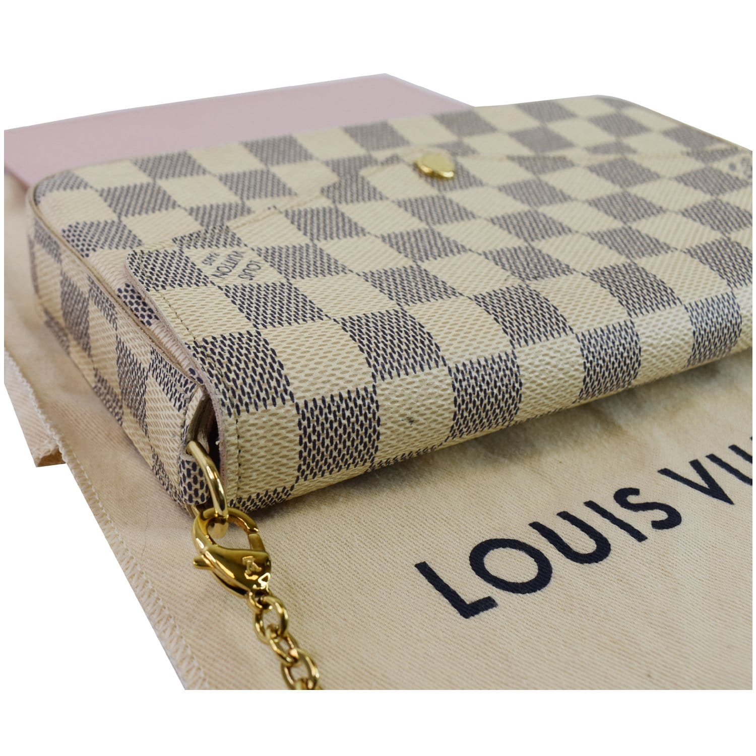 Louis Vuitton Felicie Pochette in Damier Azur – The Bag Broker