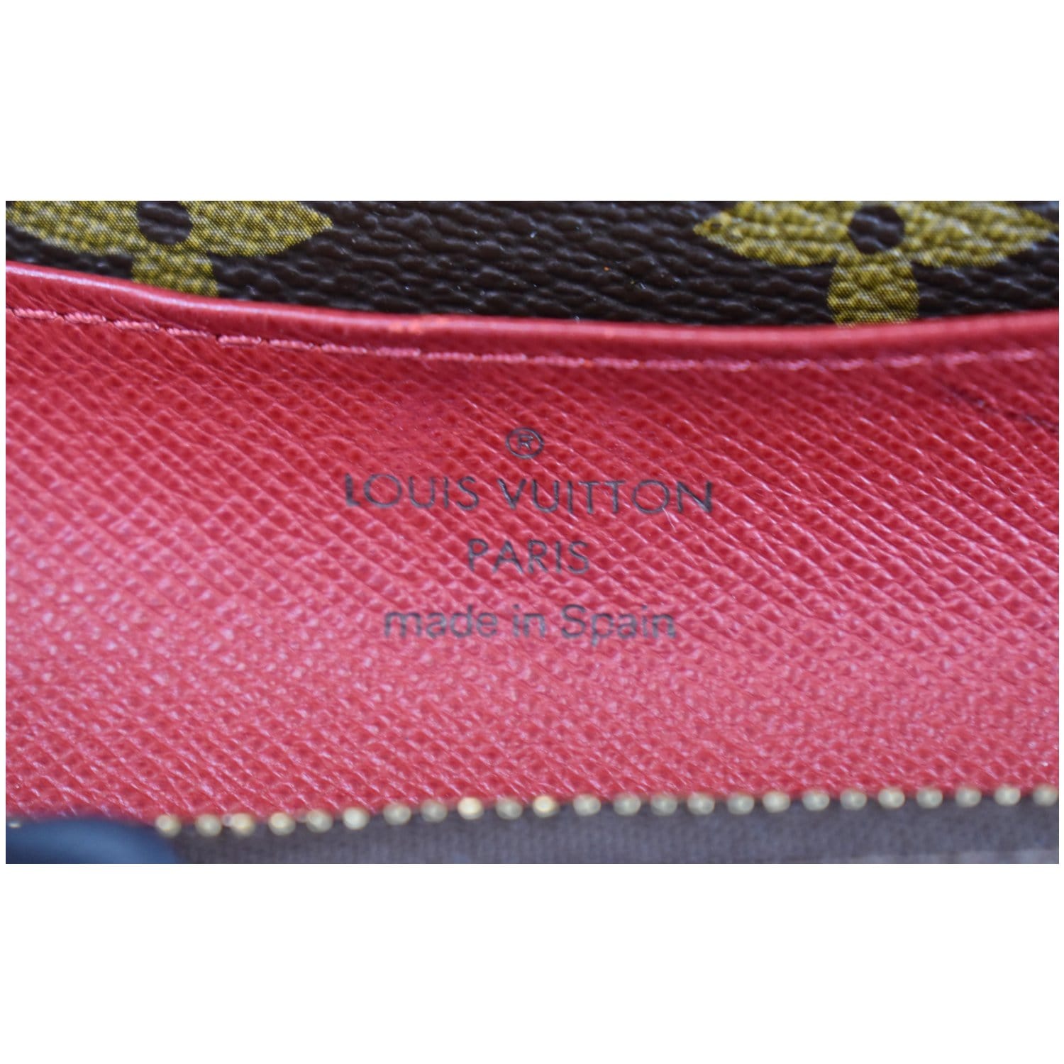 Emilie leather wallet Louis Vuitton Brown in Leather - 36530750