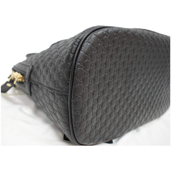 Gucci Dome Medium Microguccissima Leather Bag - bottom corner