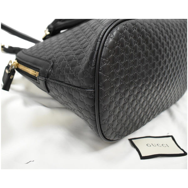 Gucci Dome Medium Microguccissima Leather Crossbody bag - black