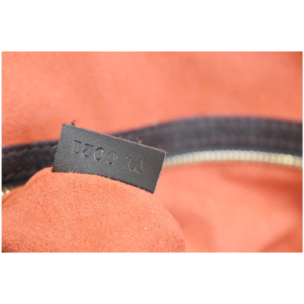 LOUIS VUITTON Brera Damier Ebene Satchel Bag Brown