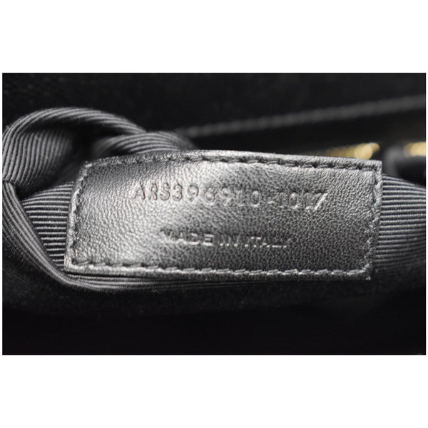 YVES SAINT LAURENT Large Envelope Grain De Poudre Chain Shoulder Bag Black