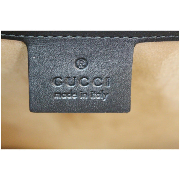 Gucci Sylvie Small Leather Shoulder Bag Black 421882