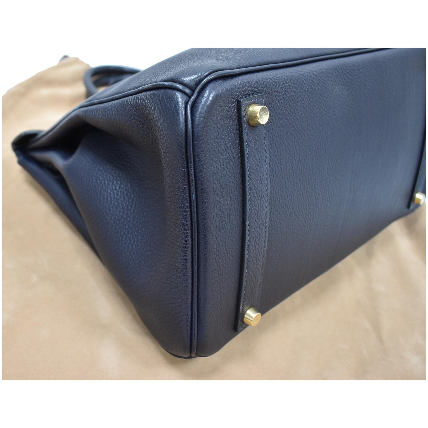 Preloved Hermes Birkin 35 Handbag Black Togo with Gold Hardware