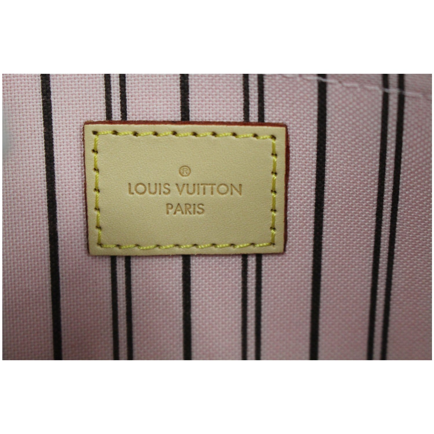 Louis Vuitton Damier Ebene Ballerine Neverfull Pochette GM Wristlet Pouch  Leather ref.553073 - Joli Closet