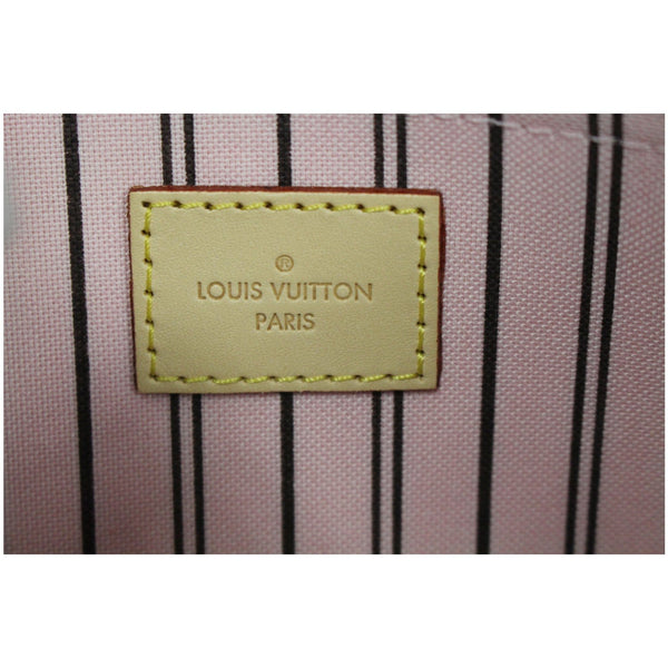 Louis Vuitton Pochette Neverfull MM Pouch Brown