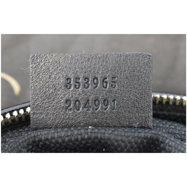 GUCCI Mini Soho Chain Pebbled Calfskin Shoulder Bag Black 353965