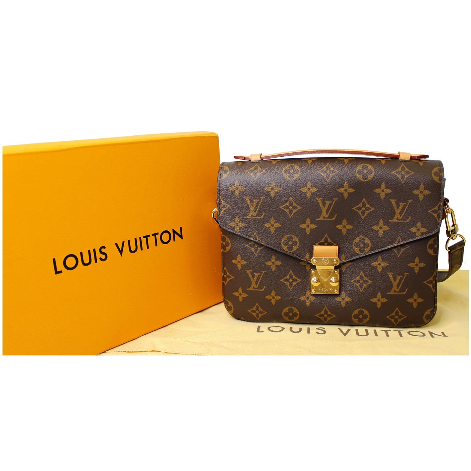 高仿精品Louis Vuitton M45596 2021春季Pochette Metis 手袋斜挎包白色尺寸： 25x19x7cm 