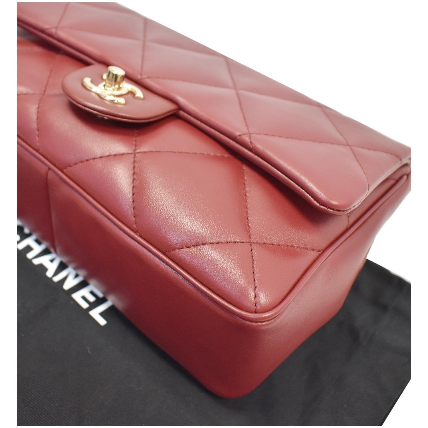 CHANEL, Bags, Chanel Classic Large 1 Chain Shoulder Bag Flap Black  Lambskin