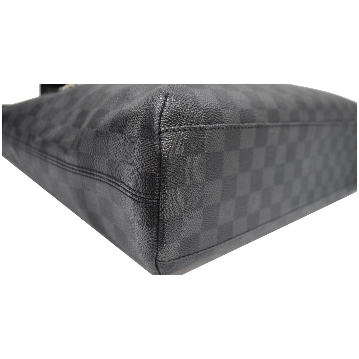LOUIS VUITTON Damier Graphite Canvas and Calfskin Leather