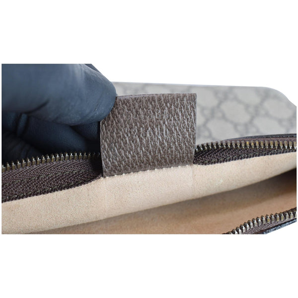 GUCCI Ophidia Soft GG Supreme Pouch Wristlet Beige - Gucci Tag