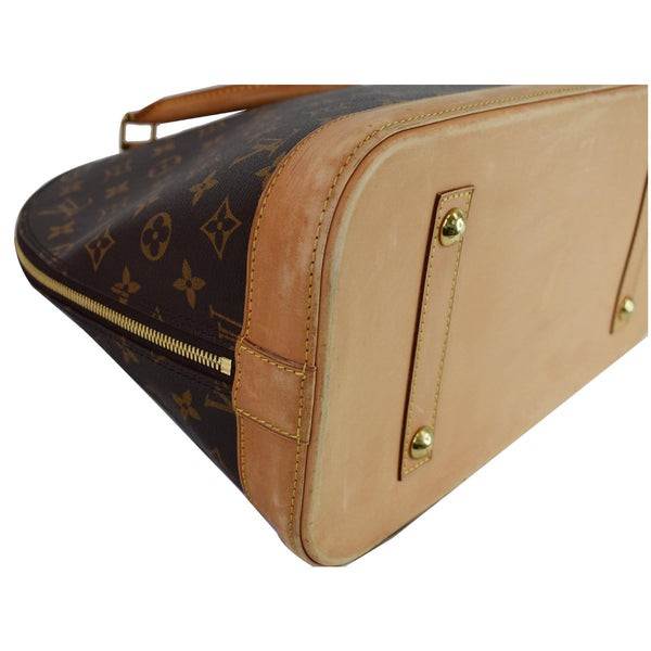 Louis Vuitton Alma Large Canvas Bottom Corner Bag