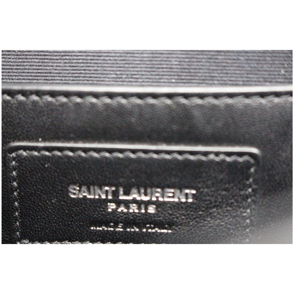 YVES SAINT LAURENT Opium 2 Studded Leather Tassel Bag Black