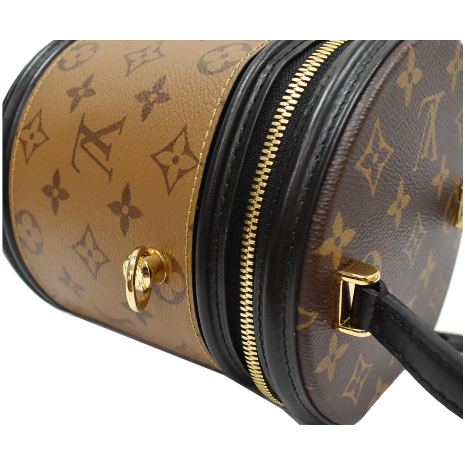 Cannes cloth handbag Louis Vuitton Brown in Cloth - 34263887
