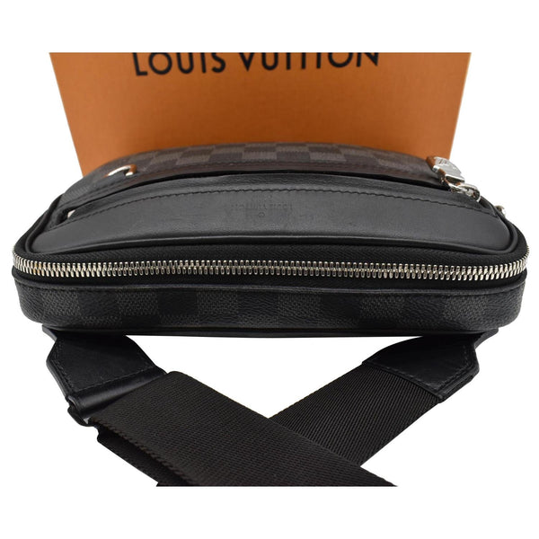 LOUIS VUITTON Scott Damier Graphite Messenger Bag Black