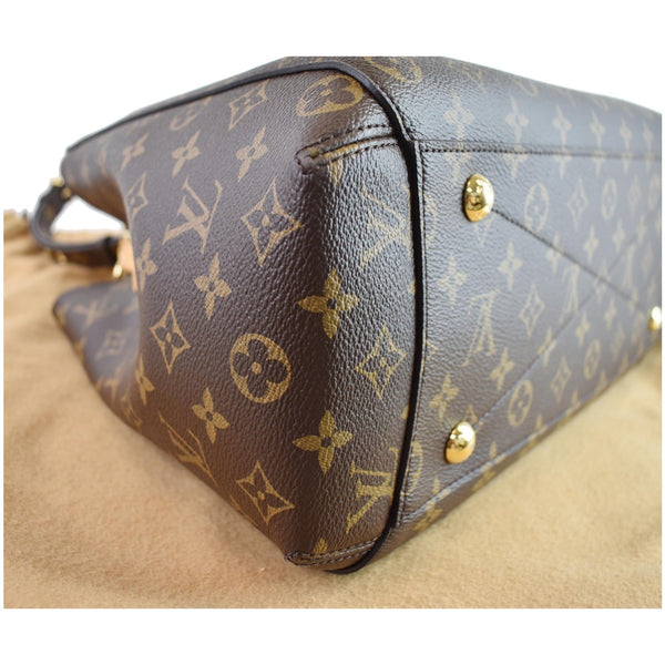 Louis Vuitton Montaigne GM brass buttons Shoulder Bag