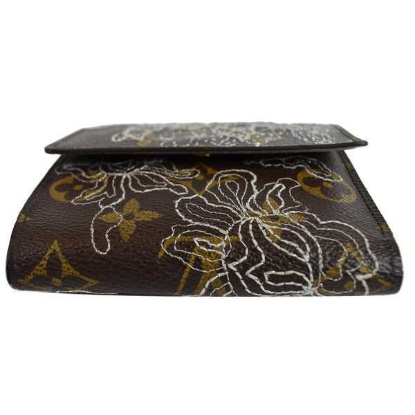 LOUIS VUITTON Monogram Dentelle Elise Wallet Silver